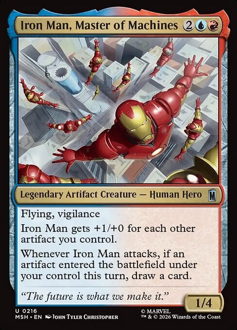Iron Man, Master of Machines Card Front