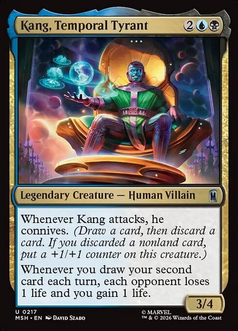Kang, Temporal Tyrant Card Front