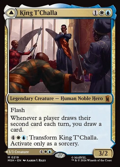 King T'Challa // Black Panther, Hope Enduring Card Front