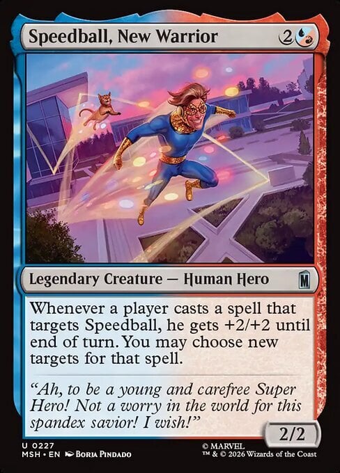 Speedball, New Warrior Card Front