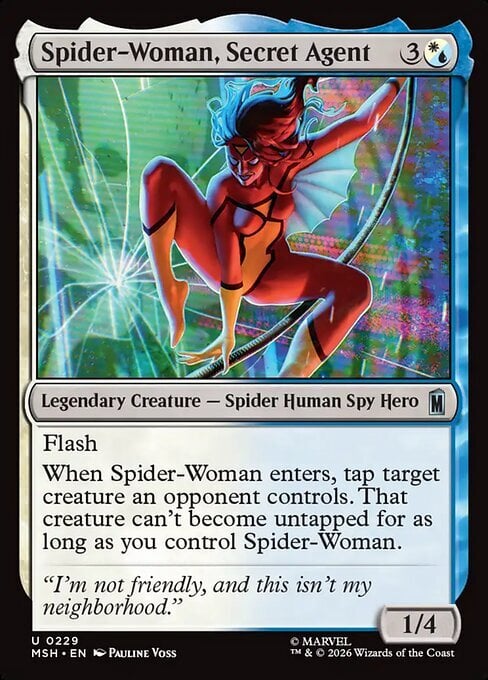 Spider-Woman, Secret Agent Card Front