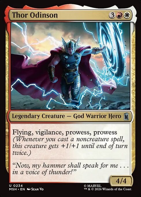 Thor Odinson Card Front
