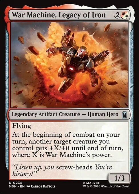 War Machine, Legacy of Iron Frente