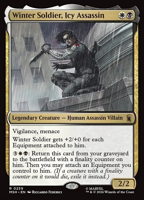 Winter Soldier, Icy Assassin Card Front
