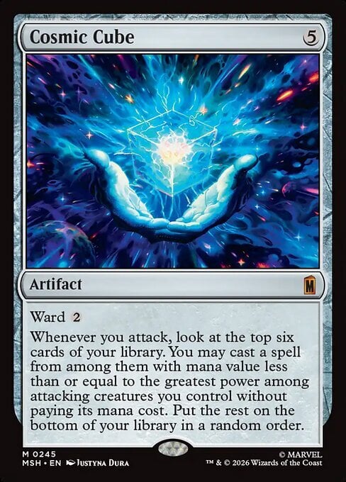 Cosmic Cube Card Front