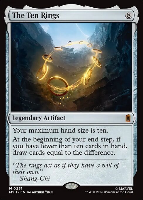 The Ten Rings Card Front