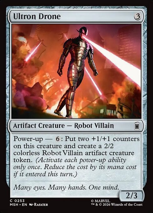 Ultron Drone Card Front