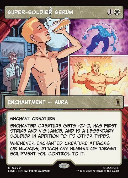 Super-Soldier Serum Card Front
