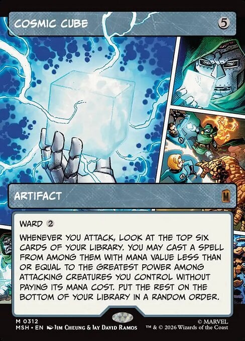 Cosmic Cube Card Front