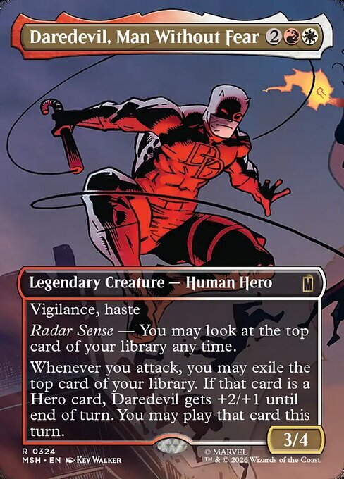 Daredevil, Man Without Fear Card Front