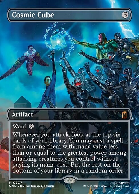 Cosmic Cube Card Front