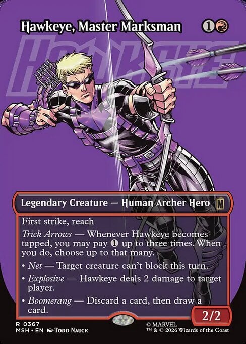 Hawkeye, Master Marksman Frente