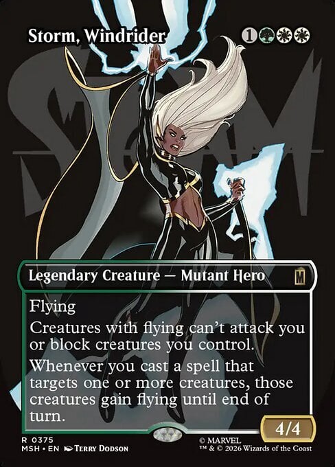 Storm, Windrider Card Front