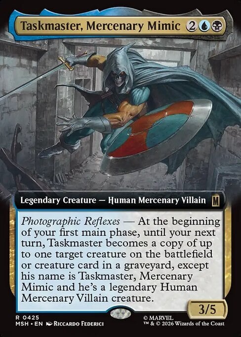 Taskmaster, Mercenary Mimic Frente