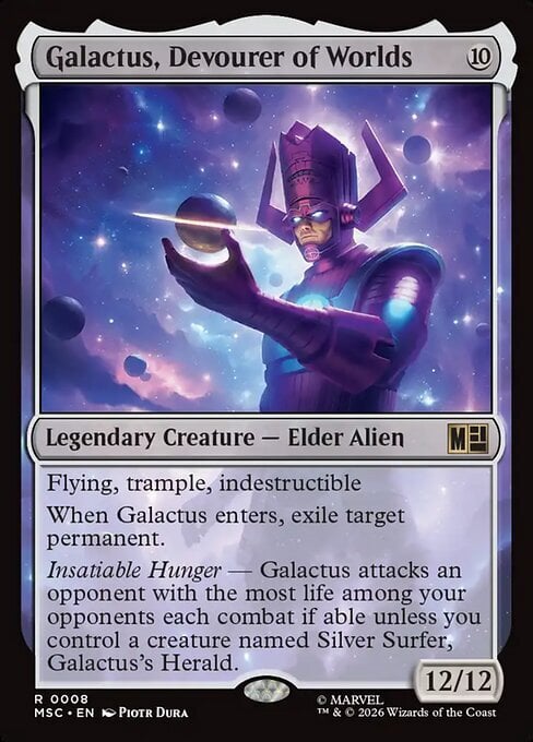 Galactus, Devourer of Worlds Card Front