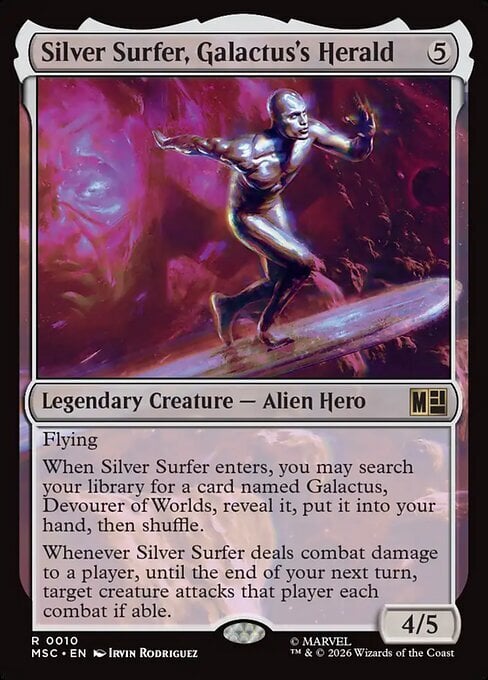 Silver Surfer, Galactus's Herald Card Front
