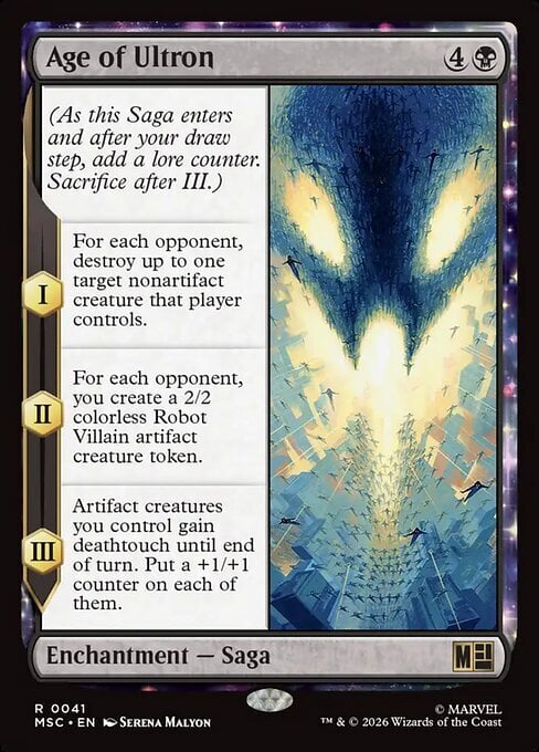 Age of Ultron Card Front