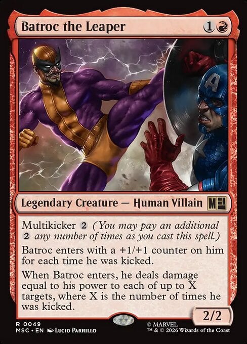 Batroc the Leaper Card Front