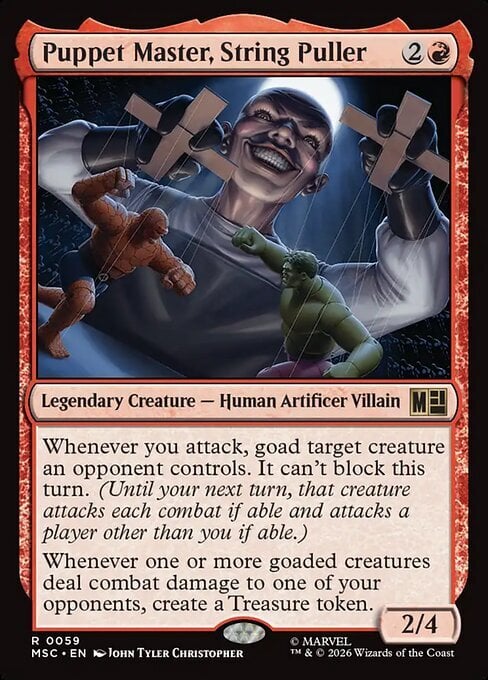 Puppet Master, String Puller Card Front