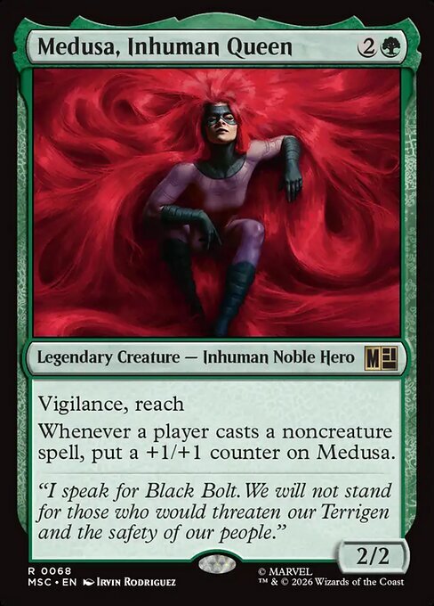 Medusa, Inhuman Queen Card Front