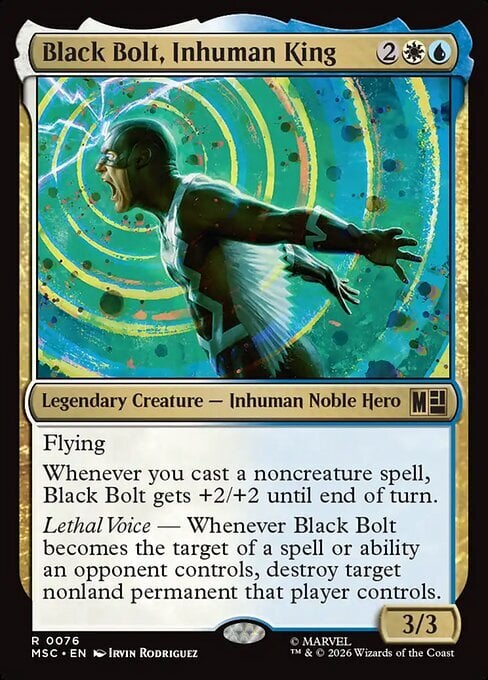 Black Bolt, Inhuman King Frente
