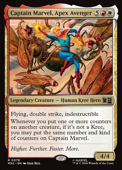 Captain Marvel, Apex Avenger Card Front
