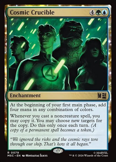 Cosmic Crucible Card Front