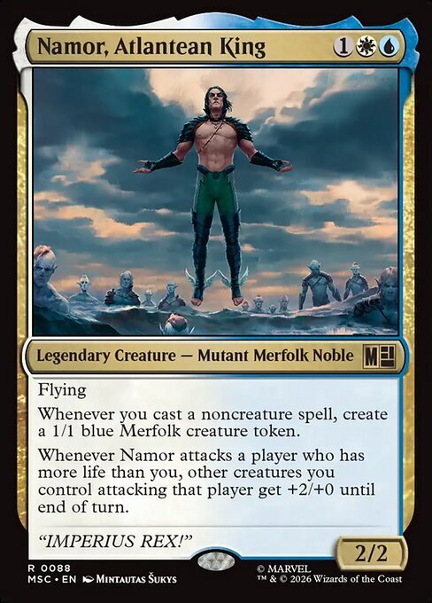 Namor, Atlantean King Card Front