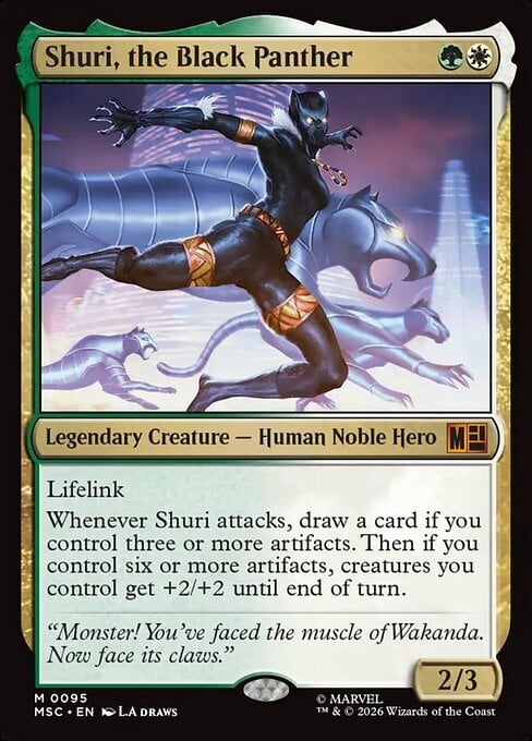 Shuri, the Black Panther Frente