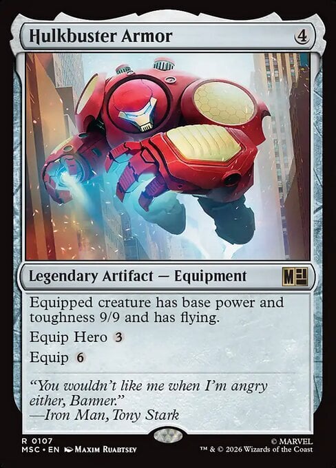 Hulkbuster Armor Card Front