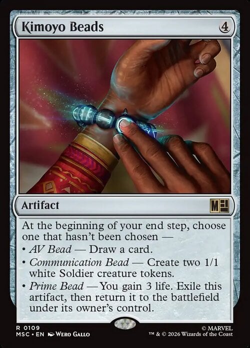 Kimoyo Beads Card Front