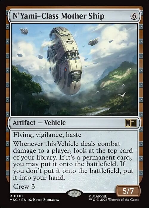N'Yami-Class Mother Ship Card Front