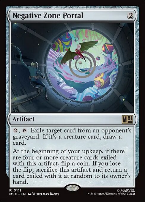 Negative Zone Portal Card Front