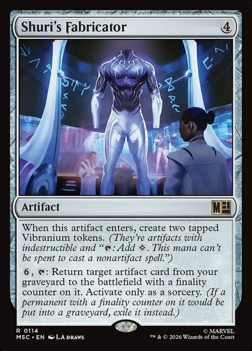 Shuri's Fabricator Card Front