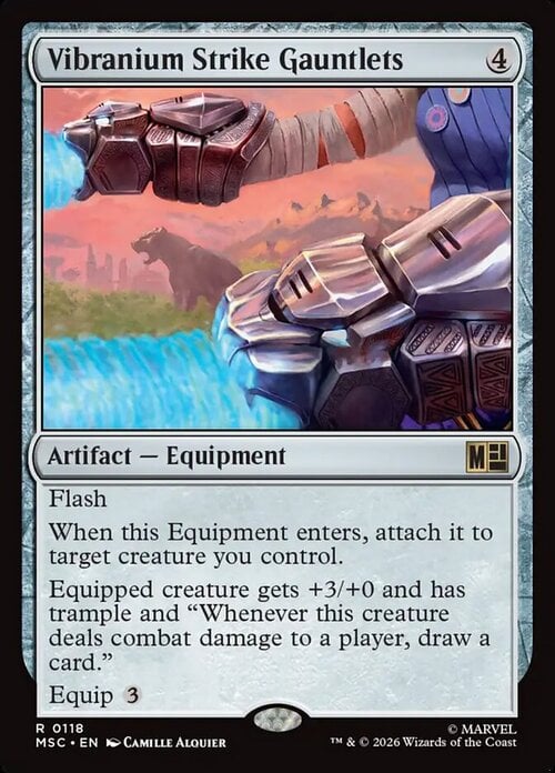 Vibranium Strike Gauntlets Card Front