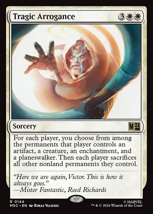 Tragica Arroganza Card Front
