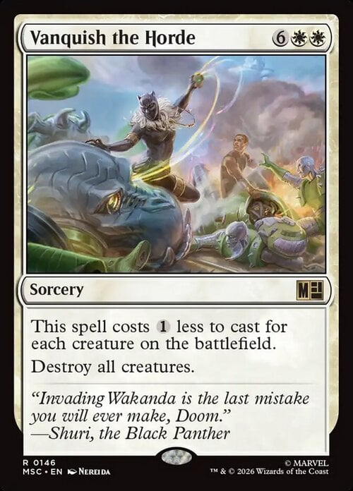 Vanquish the Horde Card Front