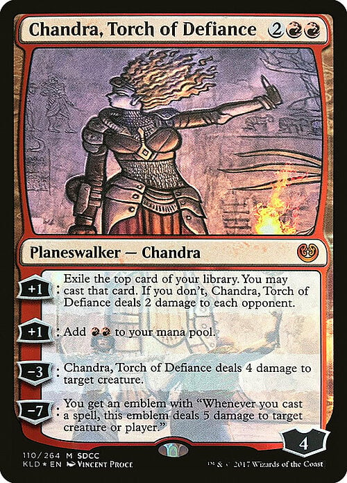 Chandra, Torch of Defiance Card Front