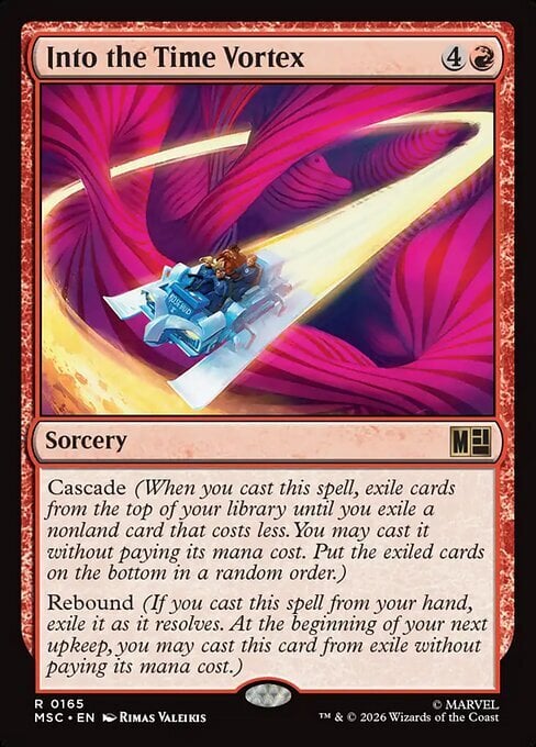 Into the Time Vortex Card Front