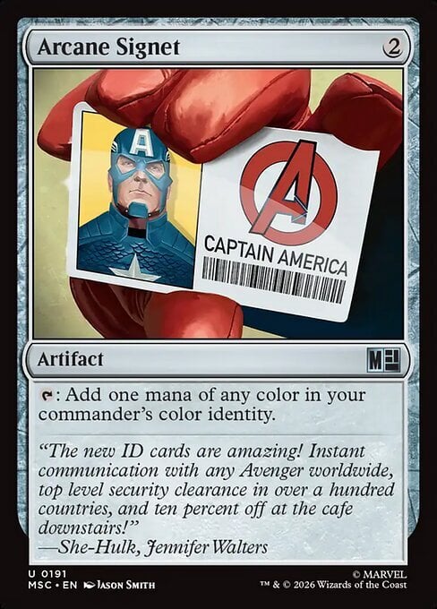 Sigillo Arcano Card Front