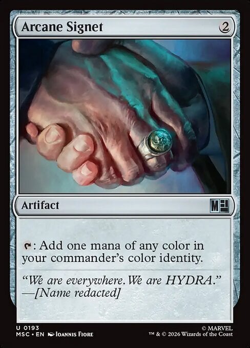 Arcane Signet Card Front
