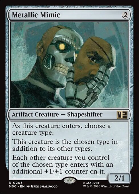 Mimic Metallico Card Front
