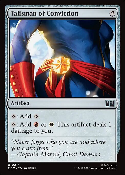 Talismano della Convinzione Card Front