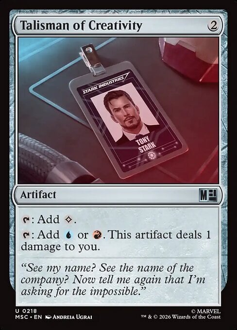Talismano della Creatività Card Front