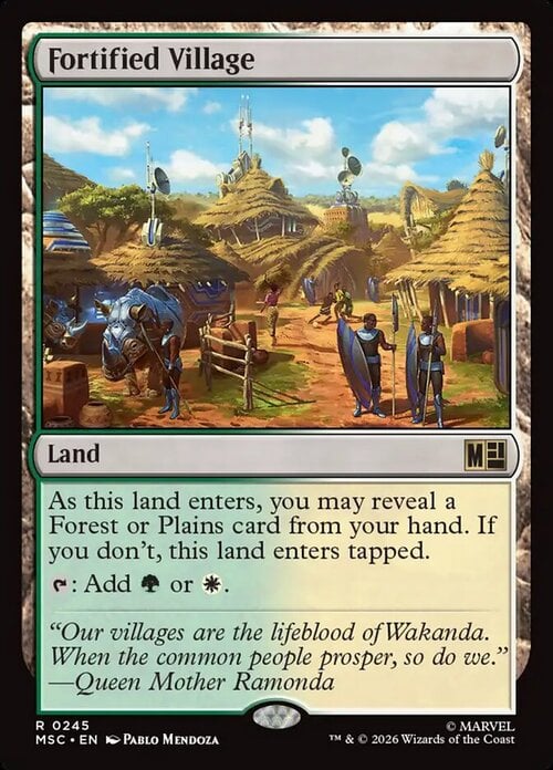 Villaggio Fortificato Card Front