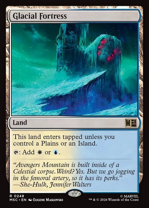 Fortezza Glaciale Card Front