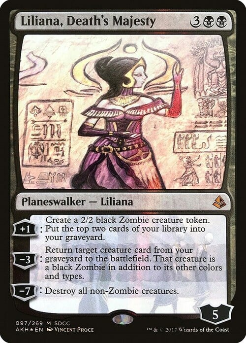 Liliana, Death's Majesty Card Front