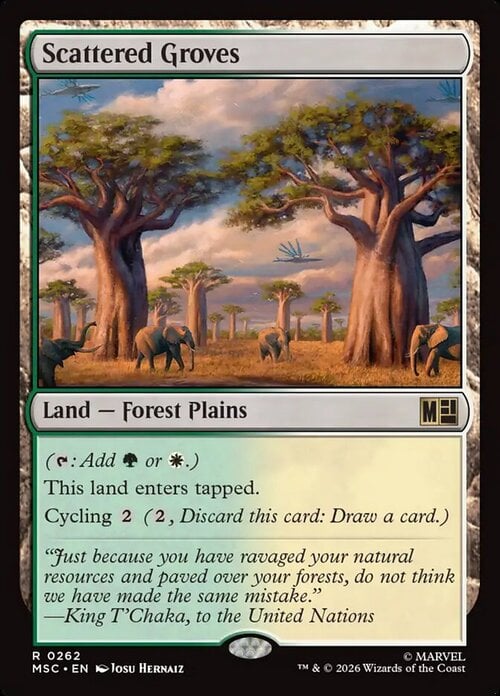 Scattered Groves Card Front