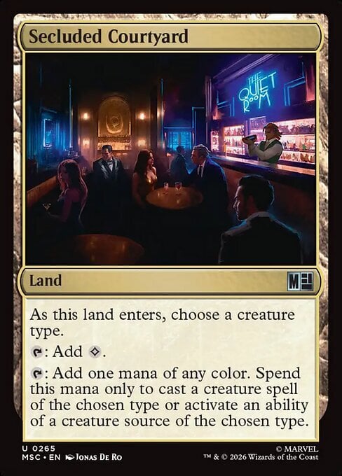 Cortile Appartato Card Front