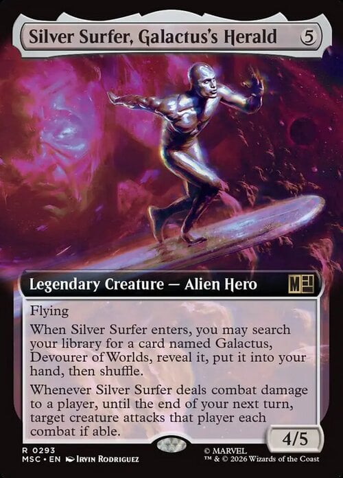 Silver Surfer, Galactus's Herald Card Front